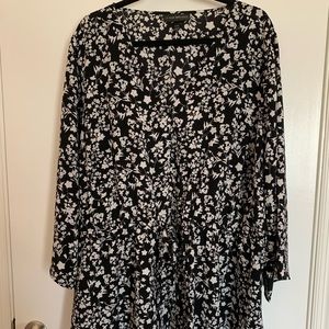 Lane Bryant Black & White Blouse